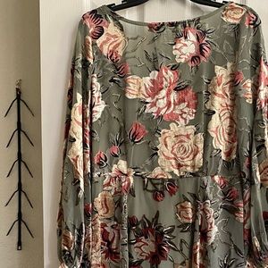 SOFT SURROUNDINGS Uma Floral Dress